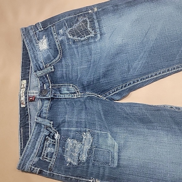 BKE, Sabrina Boot Jeans, Size 28W x 31.5 L, Low Rise, Distressed.  EUC - Picture 8 of 13